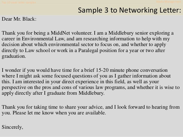 top 10 waste management cover letter samples ask a manager cover letters