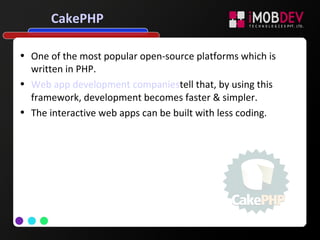 Top 10 web application development frameworks 2016 | PPT