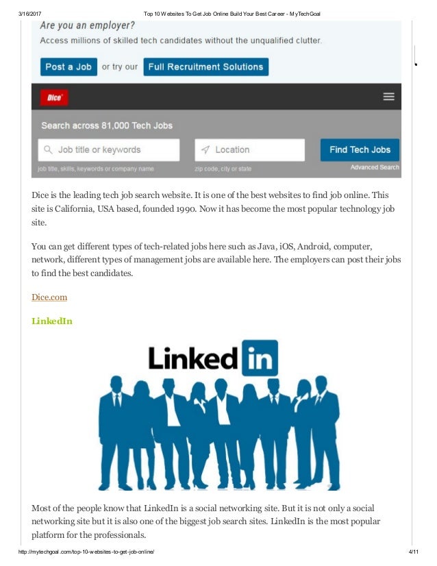 top 10 websites to get job online build your best career best website to find job