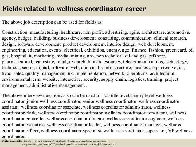 wellness coordinator
