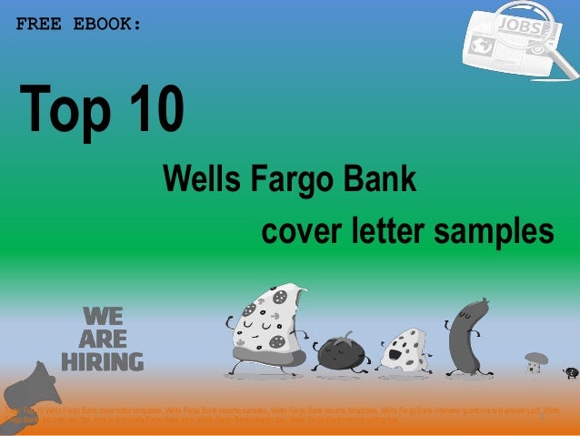 Top 10 Wells Fargo Bank Cover Letter Samples