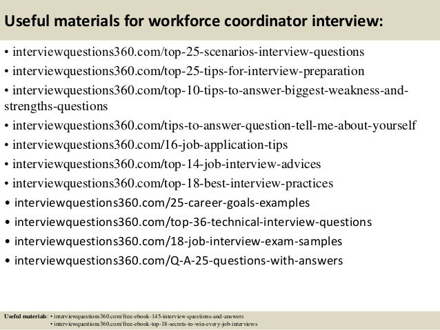 interview questions marketing coordinator