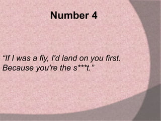 Top 10 worst pick up lines!