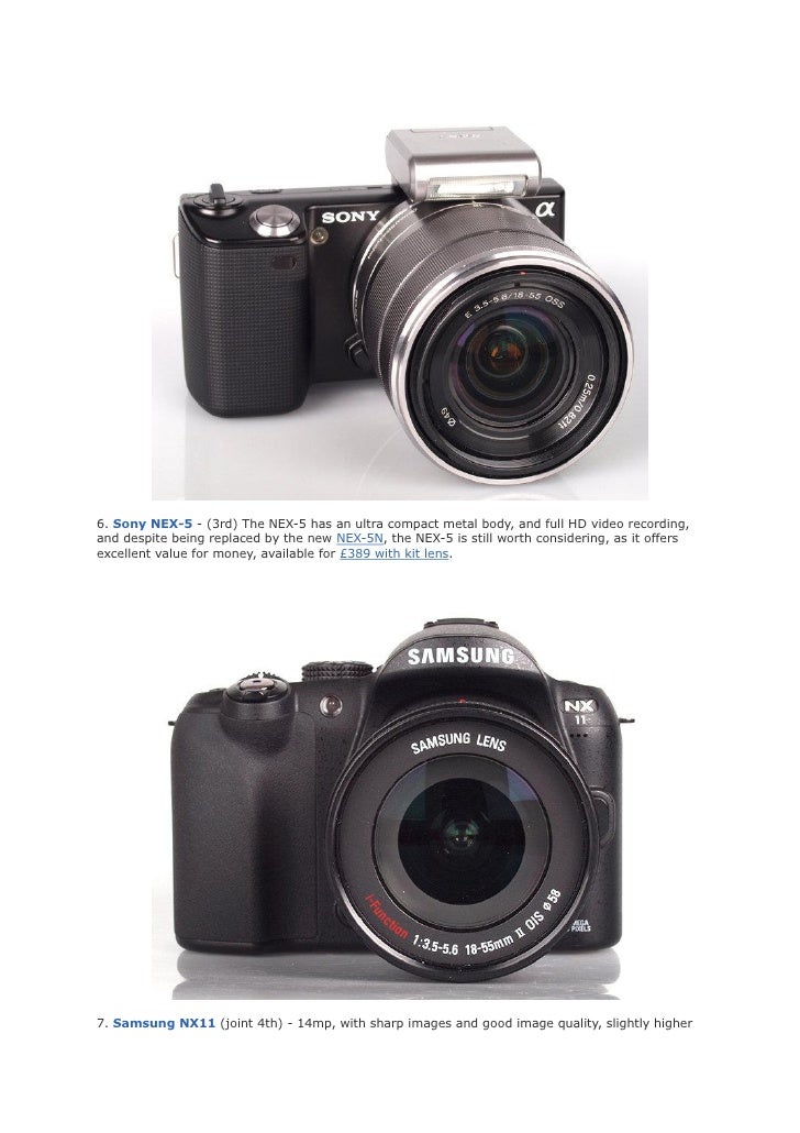 Top 11 Best Mirrorless Compact System Cameras (Ephotozine)