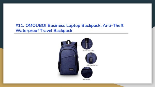 omouboi business laptop backpack