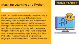 Top 11 python frameworks for machine learning and deep learning | PPT