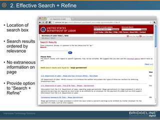 Secondary Nav location