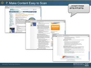 6. Create a clear visual hierarchyWell…Interactive Technology Solutions