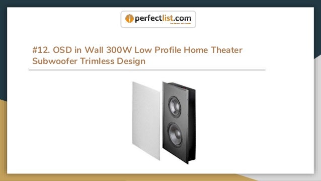 best in wall subwoofer