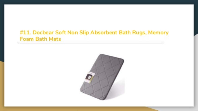 Top 12 Best Memory Foam Bath Mats Of 2019 Reviews