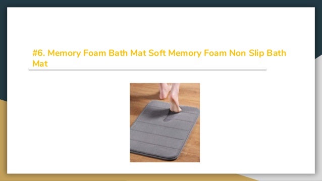Top 12 Best Memory Foam Bath Mats Of 2019 Reviews