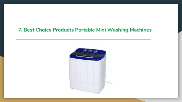 Top 12 Best Mini Washing Machines In 2019