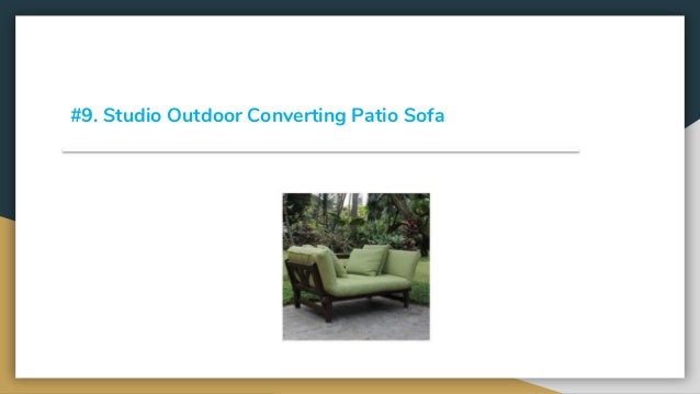 Top 12 Best Patio Sofas Review In 2019