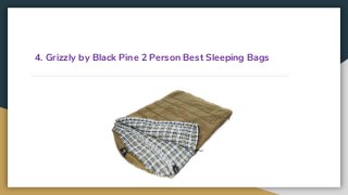 4. Grizzly by Black Pine 2 Person Best Sleeping Bags
 