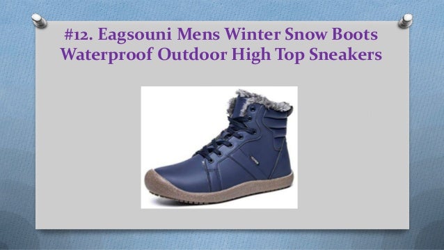 AFT AFFINEST Mens Snow Boots Waterproof Outdoor Hiking Shoes Ankle Sneakers