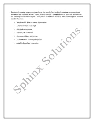 Top 12 Front End Technologies to Use In 2023.pdf