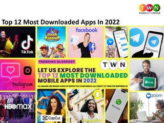 Top 12 Most Downloaded Apps In 2022
 
