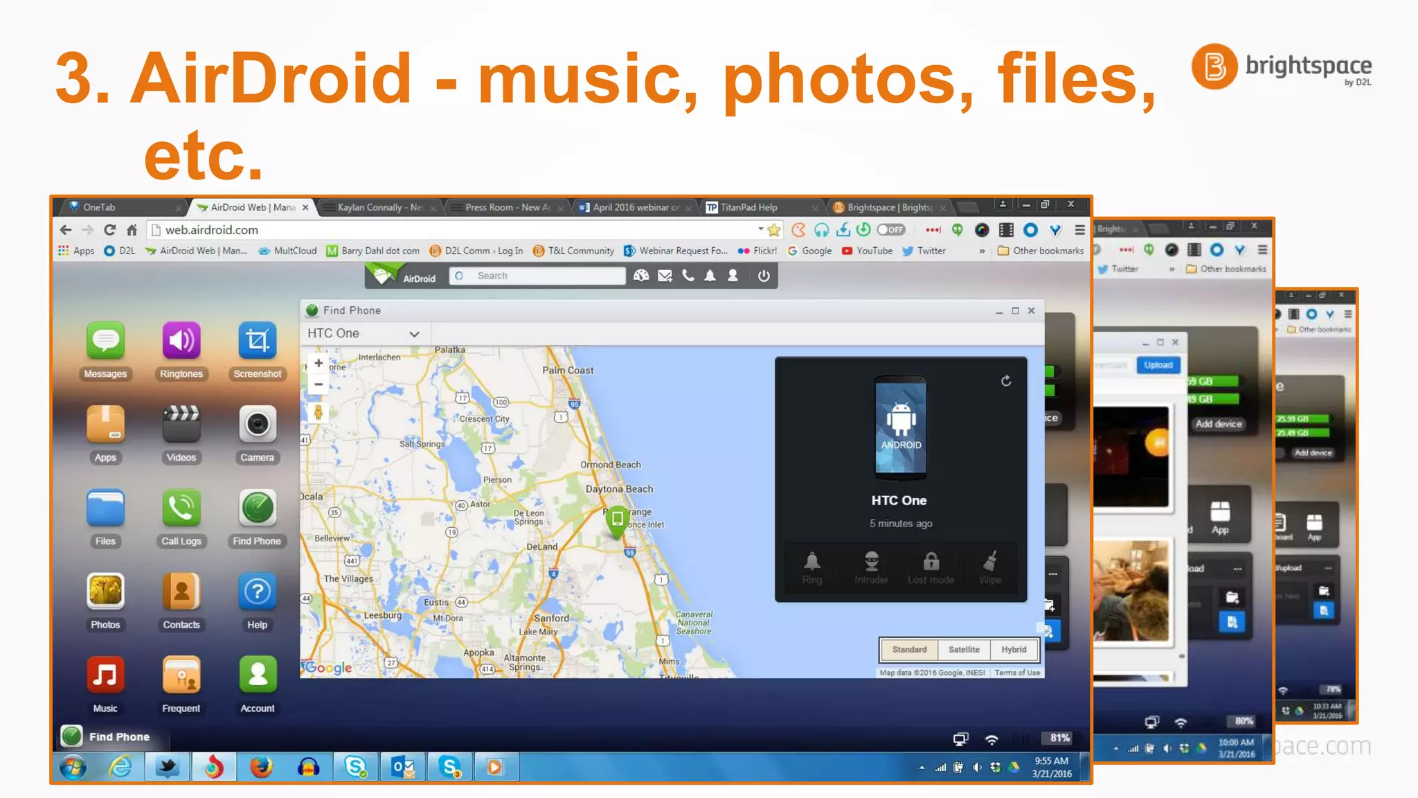 3. AirDroid - music, photos, files,
etc.
 
