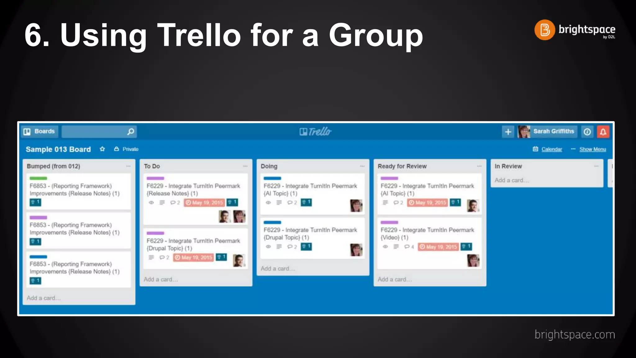 6. Using Trello for a Group
 