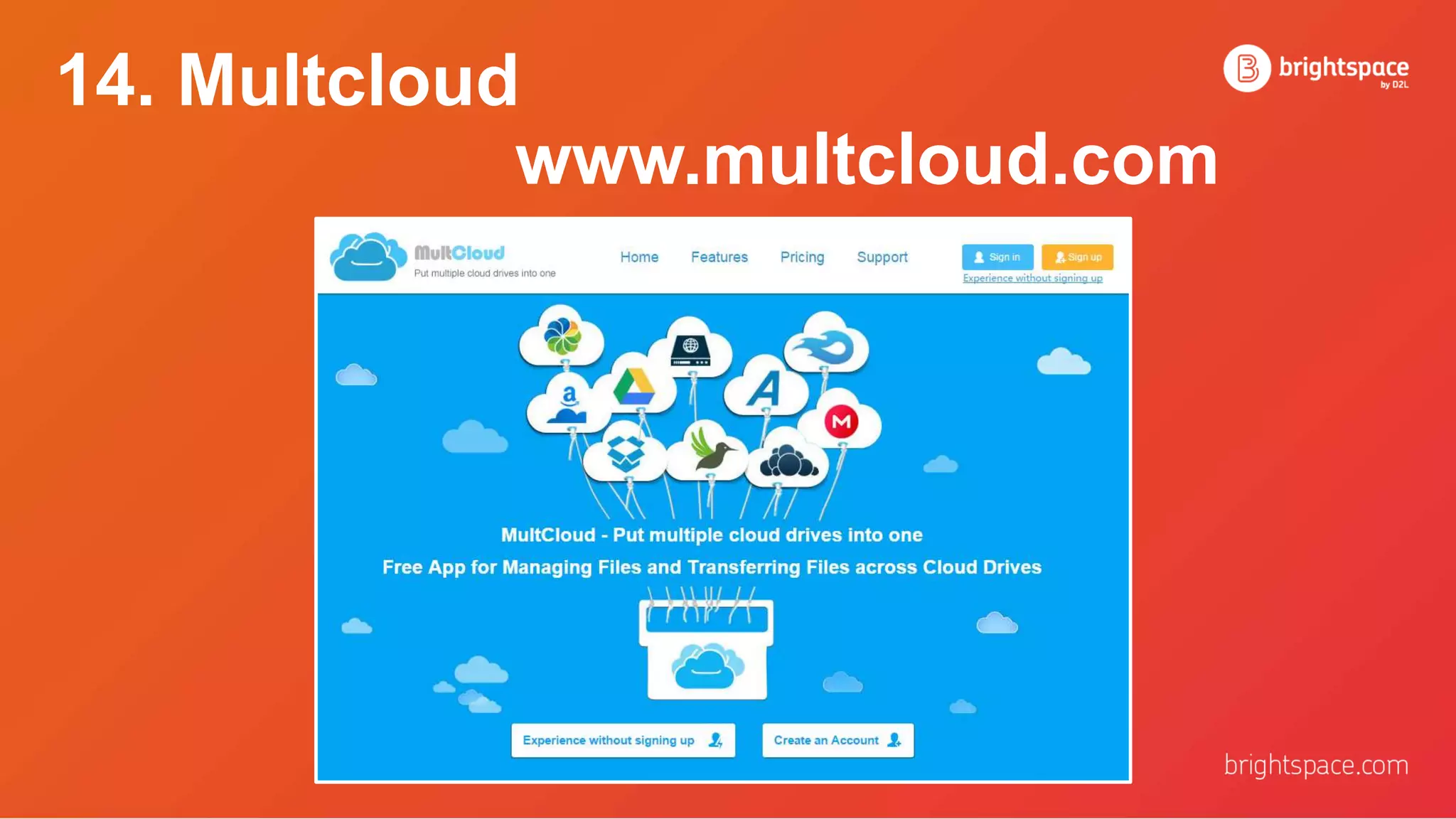 14. Multcloud
www.multcloud.com
 