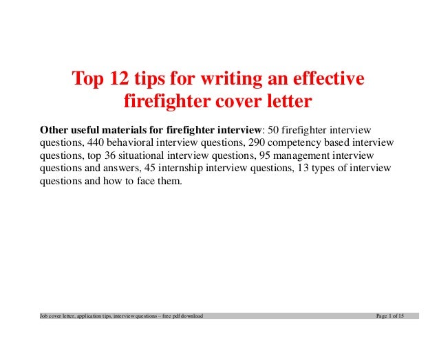 5 tips for writing a cover letter