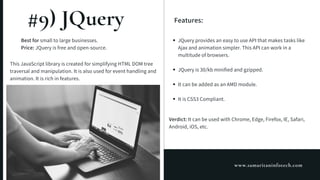 Top 13 best front end web development tools to consider in 2021