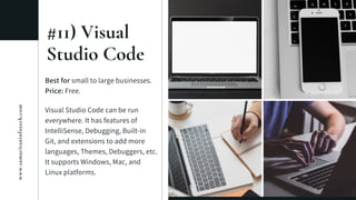 Top 13 best front end web development tools to consider in 2021