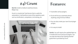 Top 13 best front end web development tools to consider in 2021