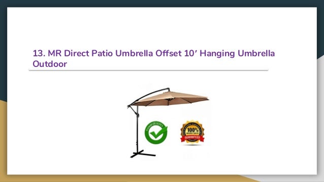 Top 13 Best Offset Patio Umbrellas Review In 2019