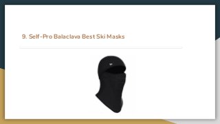 9. Self-Pro Balaclava Best Ski Masks
 