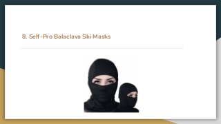 8. Self-Pro Balaclava Ski Masks
 