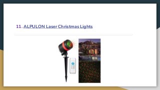 11. ALPULON Laser Christmas Lights
 