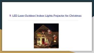 9. LED Laser Outdoor/ Indoor Lights Projector for Christmas
 
