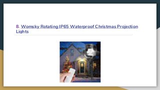 8. Womsky Rotating IP65 Waterproof Christmas Projection
Lights
 