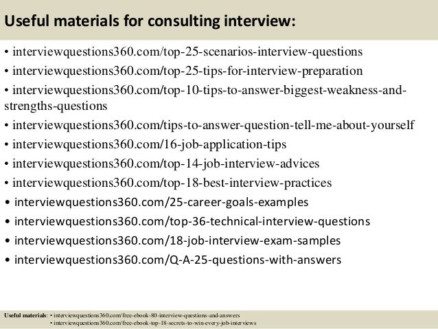 Top 14 consulting interview tips