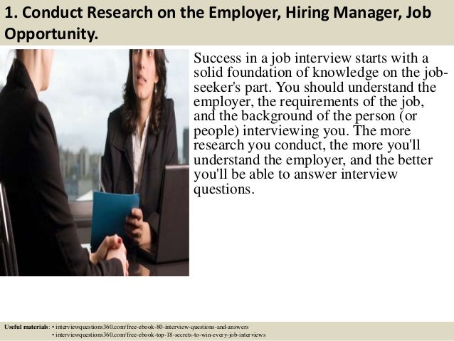 Top 14 leadership interview tips