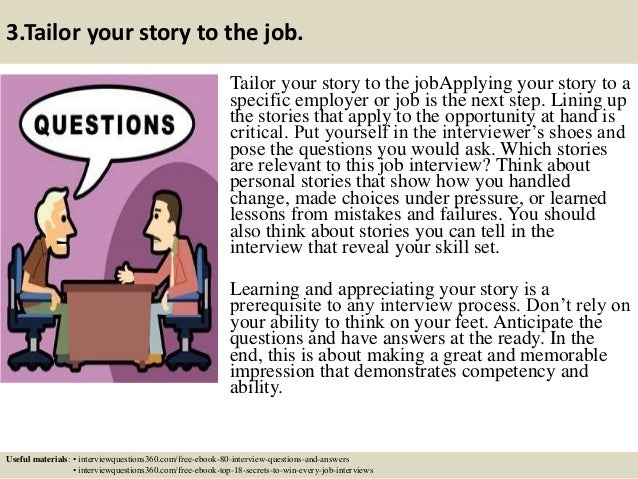 retail job interview tips
