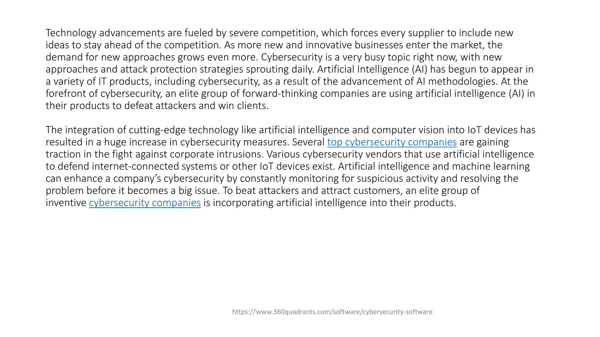 Top 15 Ai Enabled Cybersecurity Companies In 2022 Pdf