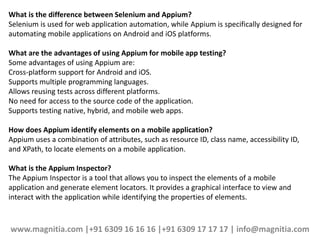 Top 15 Appium Interview Questions and Answers in 2023.pptx | Computer ...