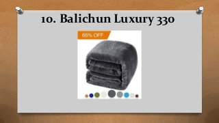10. Balichun Luxury 330
 