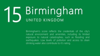 Top 15 Most Environmentally Sustainable Cities in the World | PDF