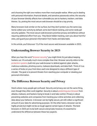 Top 15 Most Secure Web Browsers in 2025 for Safe & Private Browsing.pdf