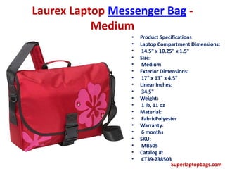 laptop sling bolsa 15 inch