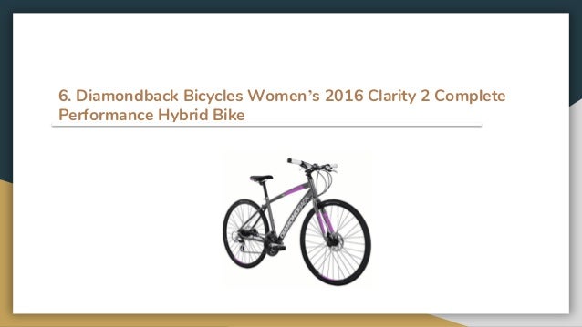 diamondback bicycles women's 2016 clarity 2 complete performance hybrid bike