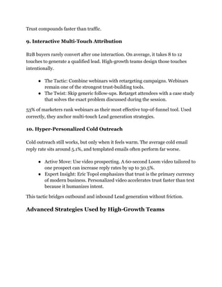 Top 16 Lead Generation Strategies That Still Work in 2026 (And Why Most ...