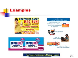Examples7/13www.stevenandrada.blogspot.com