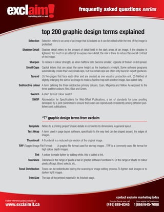FREE - Top 200 Graphic Design Terms Reference Guide | PDF