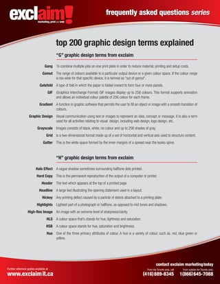 FREE - Top 200 Graphic Design Terms Reference Guide | PDF