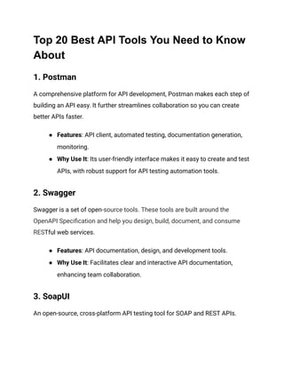 Top 20 Automated API testing Tools for Effective Software Testing.pdf