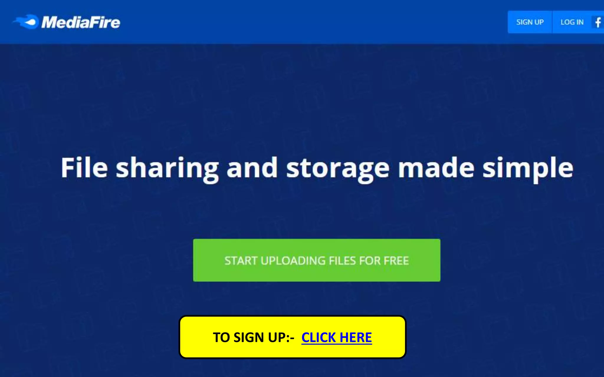 TO SIGN UP:- CLICK HERE
 